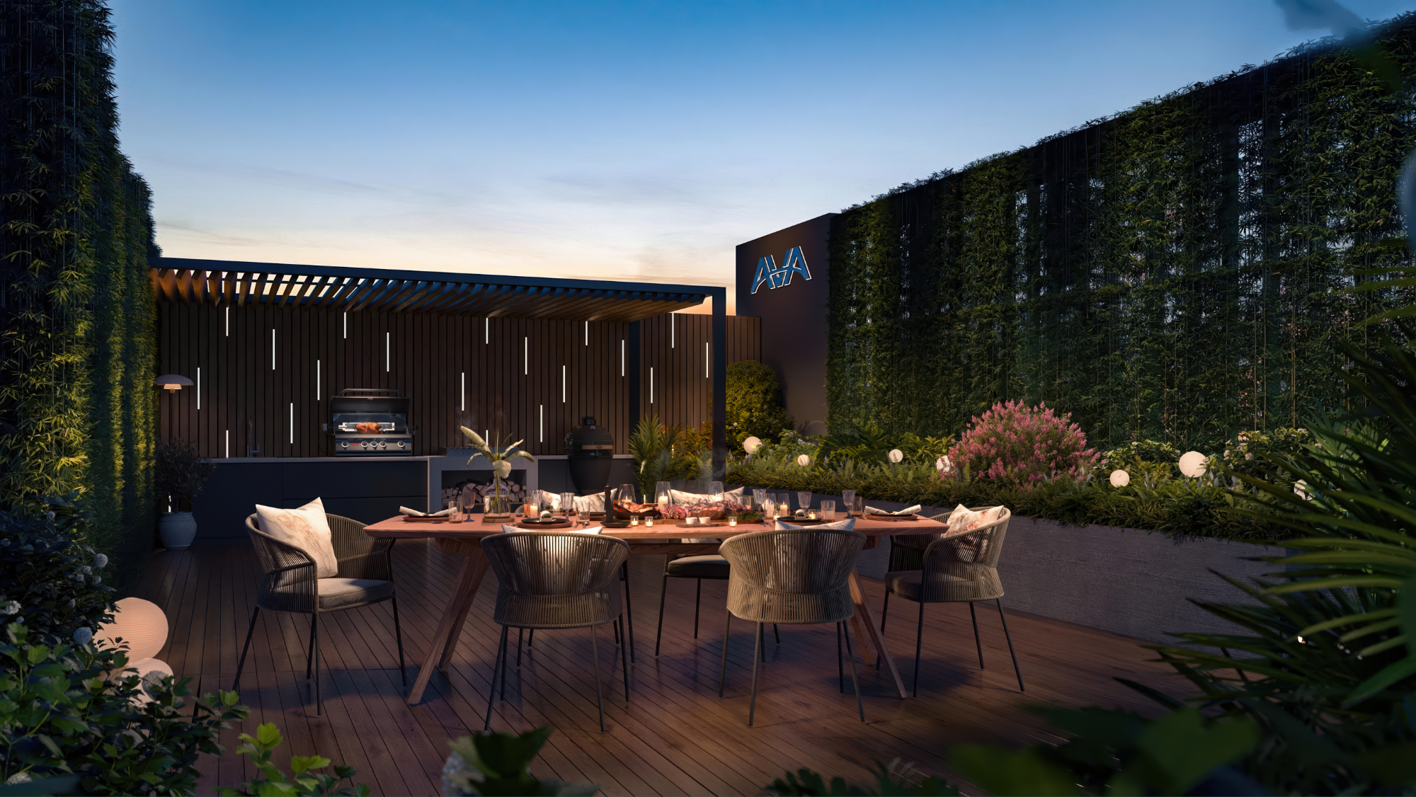 Khu Vực BBQ Ngoài Trời