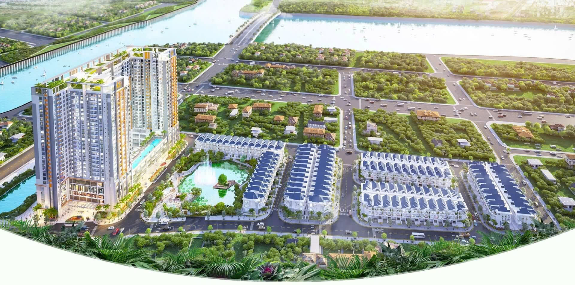 Phối cảnh tổng thể The Peak Garden